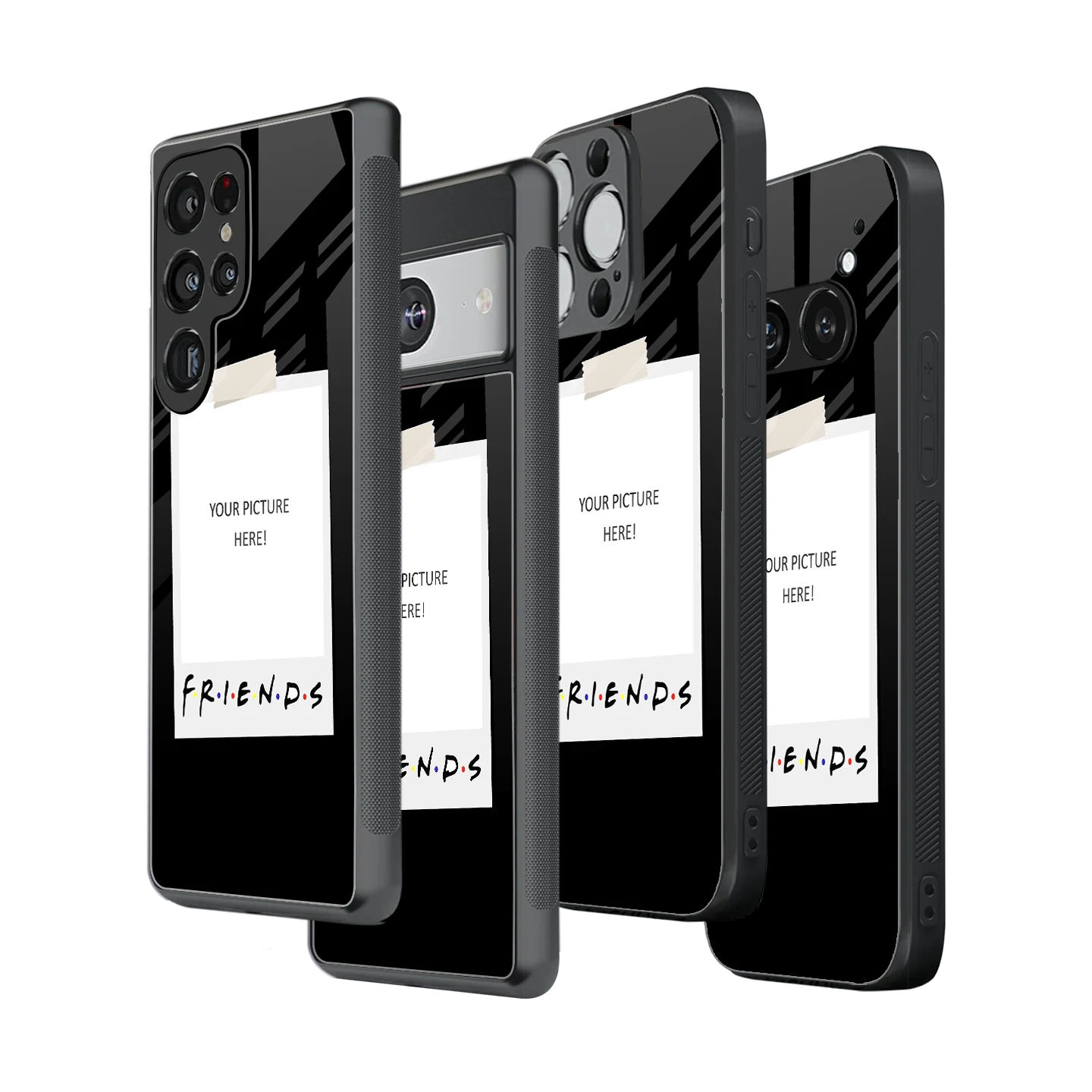 Polaroid Personalised Glass Phone Case