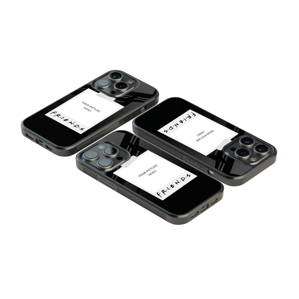 Polaroid Personalised Glass Phone Case