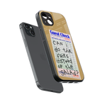 fries over salad back phone cover | glass case for iphone 15 plus