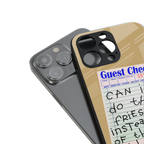fries over salad back phone cover | glass case for iphone 16 pro