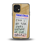 fries over salad back phone cover | glass case for nothing phone 1