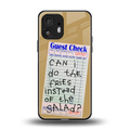 fries over salad back phone cover | glass case for nothing phone 2