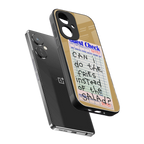 fries over salad back phone cover | glass case for oneplus nord ce 3