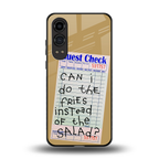 fries over salad back phone cover | glass case for oneplus nord ce 4 lite