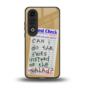 fries over salad back phone cover | glass case for oneplus nord ce 4