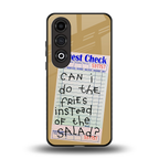 fries over salad back phone cover | glass case for oneplus nord ce 4