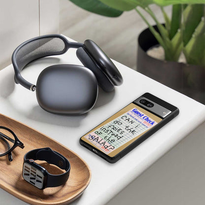 fries over salad back phone cover | glass case for iphone 14