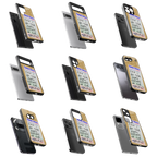 Durable Glass Back Mobile Case for iPhone, Samsung, OnePlus, Google Pixel, Redmi, Vivo, Oppo