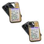 Trendy Glass Back Mobile Case for iPhone, Samsung, Redmi, OnePlus, Google Pixel, Motorola