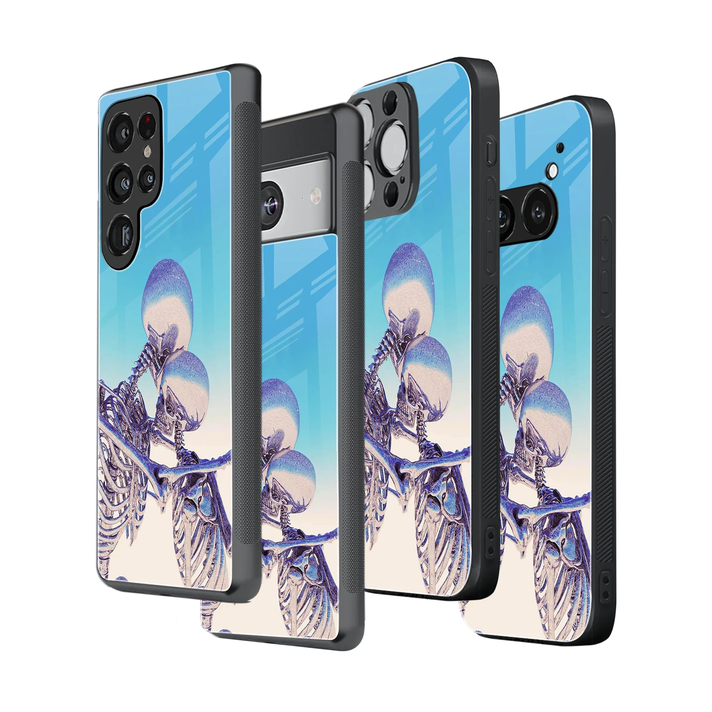 Stylish Glass Back Case for All Smartphones iPhone, Samsung, OnePlus, Pixel, Redmi, Oppo, Vivo, Motorola