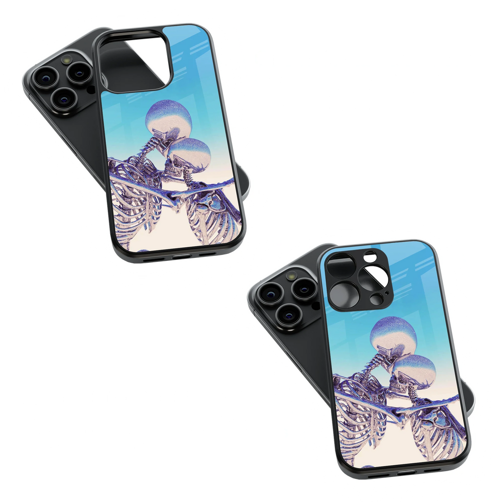 Trendy Glass Back Mobile Case for iPhone, Samsung, Redmi, OnePlus, Google Pixel, Motorola