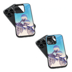 Trendy Glass Back Mobile Case for iPhone, Samsung, Redmi, OnePlus, Google Pixel, Motorola