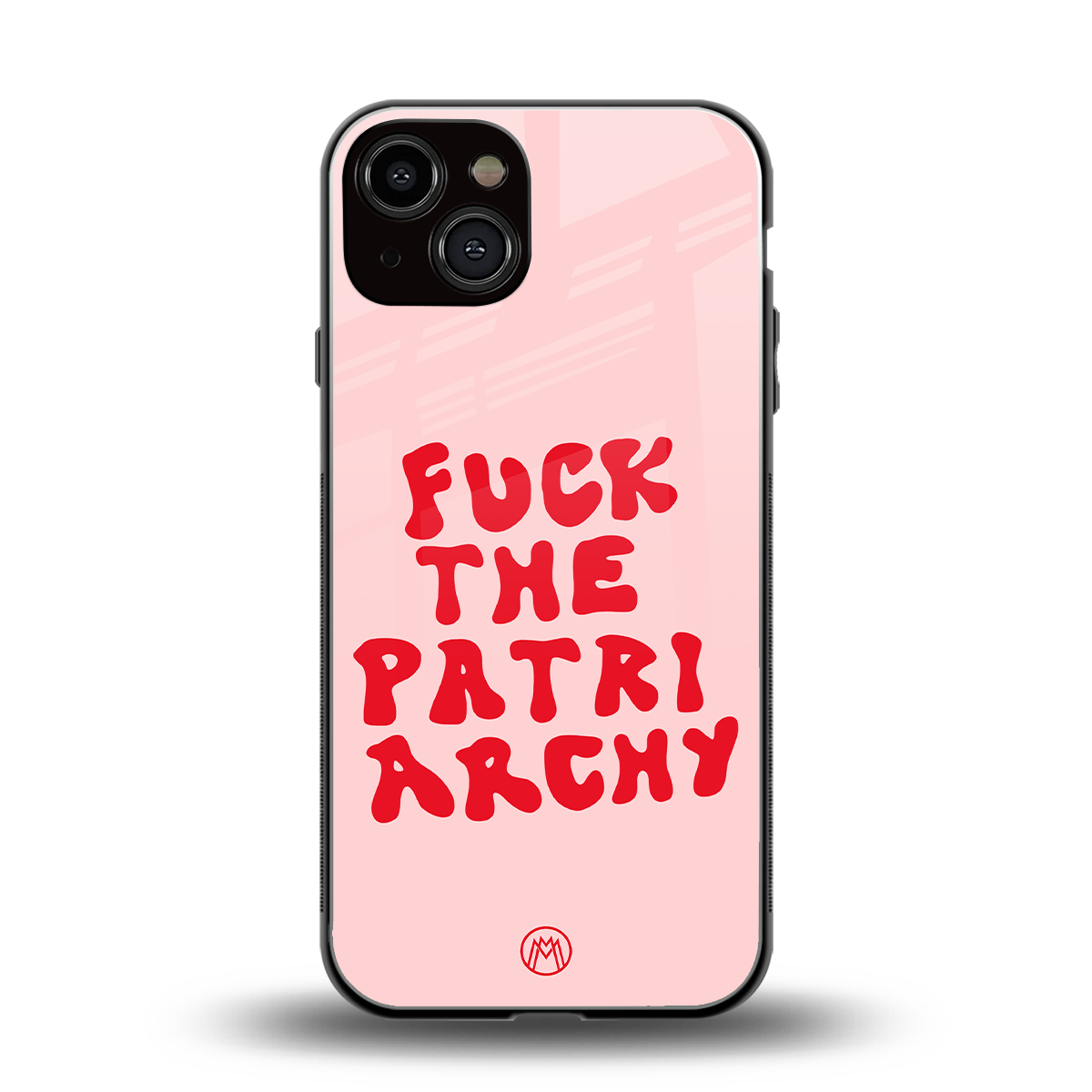 fuck the patriarchy back phone cover | glass case for iphone 13