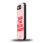 fuck the patriarchy back phone cover | glass case for iphone 16e