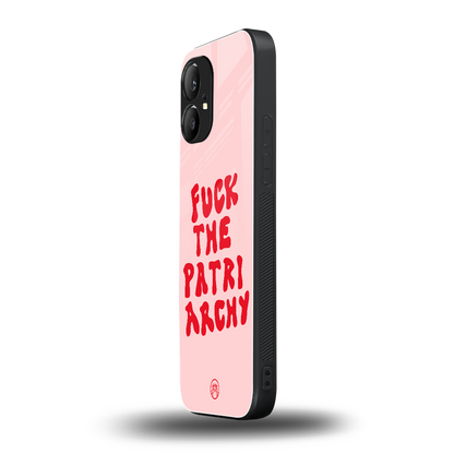 fuck the patriarchy back phone cover | glass case for nothing phone 1