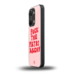 fuck the patriarchy back phone cover | glass case for oneplus nord 3