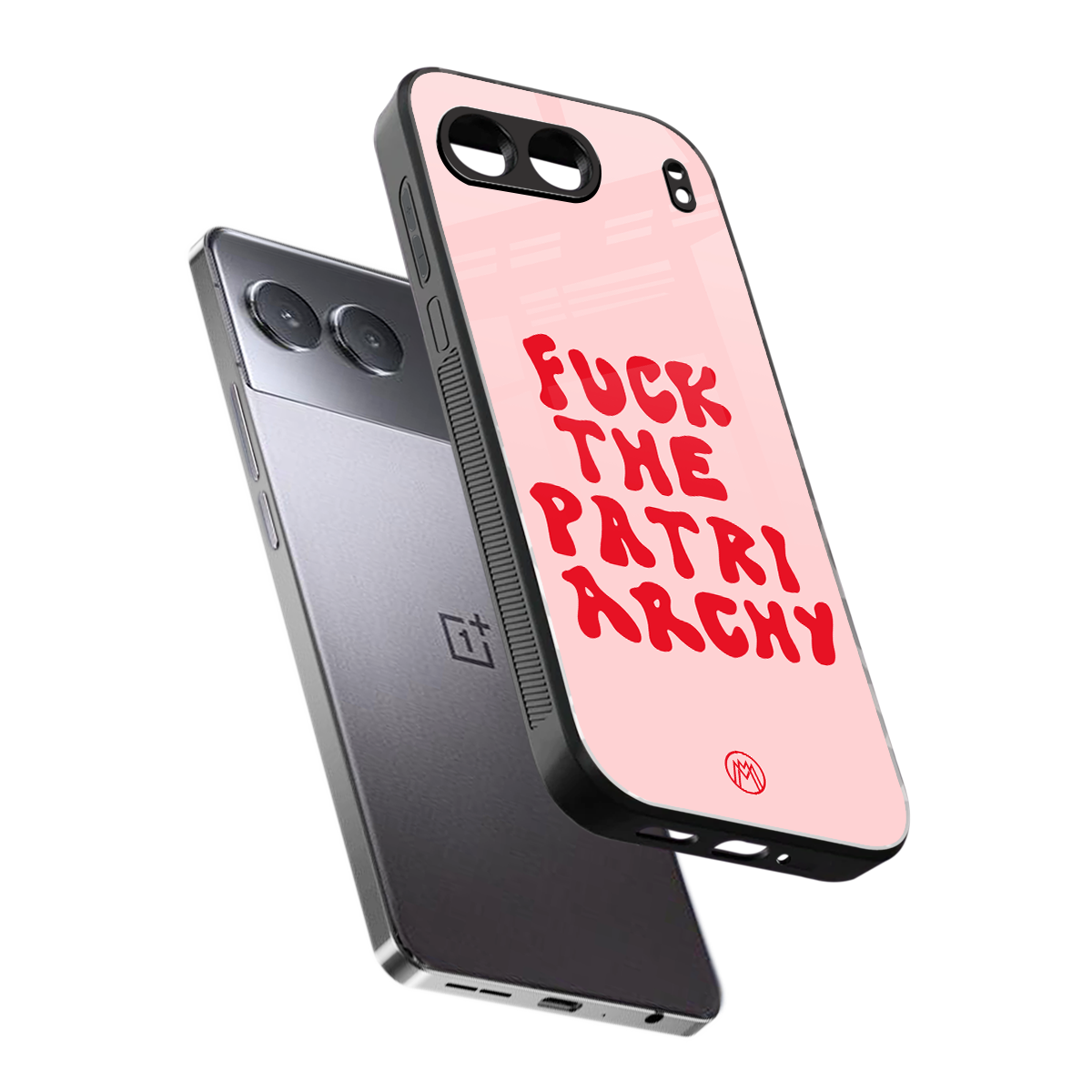 fuck the patriarchy back phone cover | glass case for oneplus nord 4