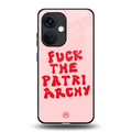fuck the patriarchy back phone cover | glass case for oneplus nord ce 3