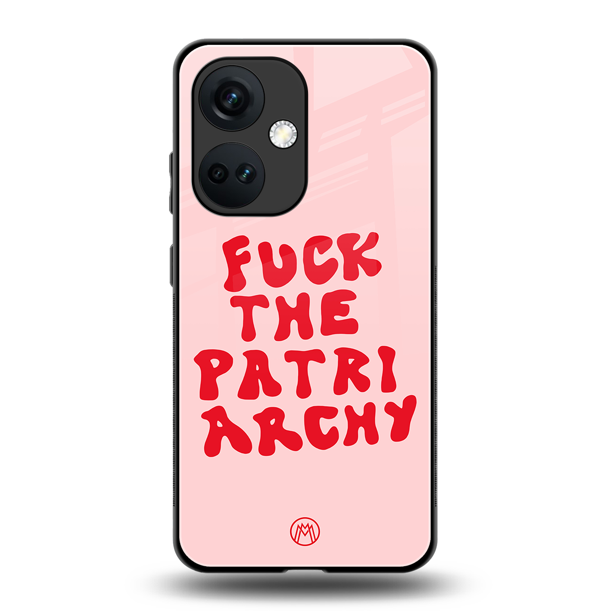 fuck the patriarchy back phone cover | glass case for oneplus nord ce 3
