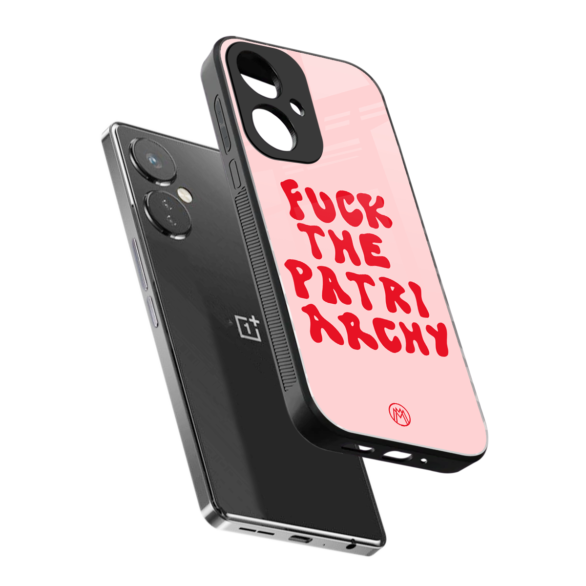 fuck the patriarchy back phone cover | glass case for oneplus nord ce 3