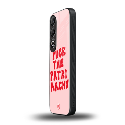 fuck the patriarchy back phone cover | glass case for oneplus nord ce 4