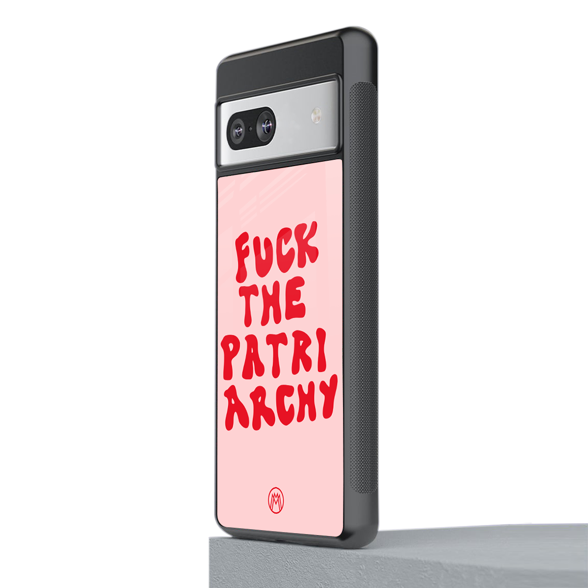 fuck the patriarchy back phone cover | glass case for Google Pixel 7
