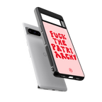 fuck the patriarchy back phone cover | glass case for google pixel 8 pro