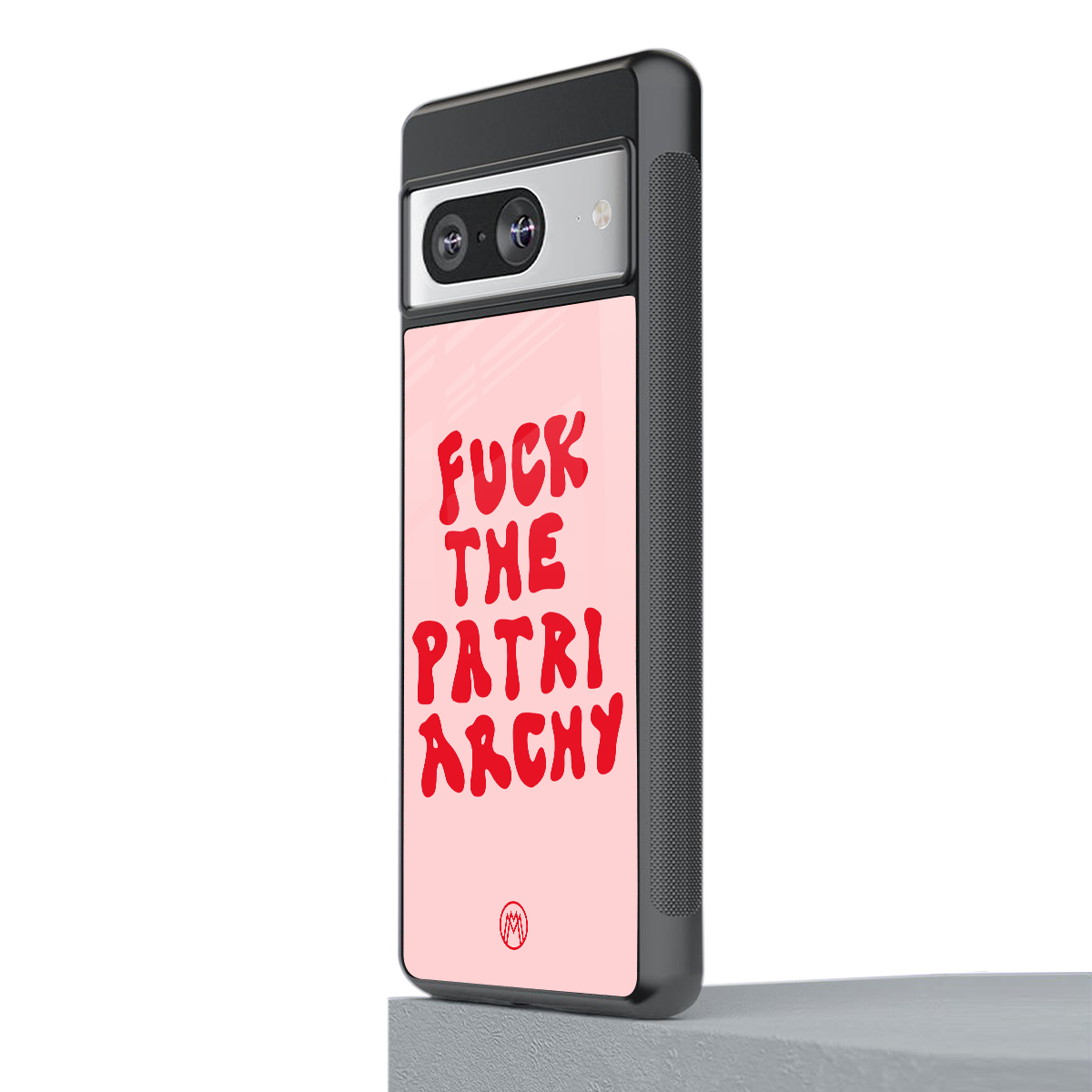 fuck the patriarchy back phone cover | glass case for Google Pixel 8