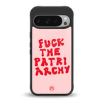 fuck the patriarchy back phone cover | glass case for google pixel 9 pro