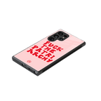 fuck the patriarchy back phone cover | glass case for samsung galaxy s23 ultra