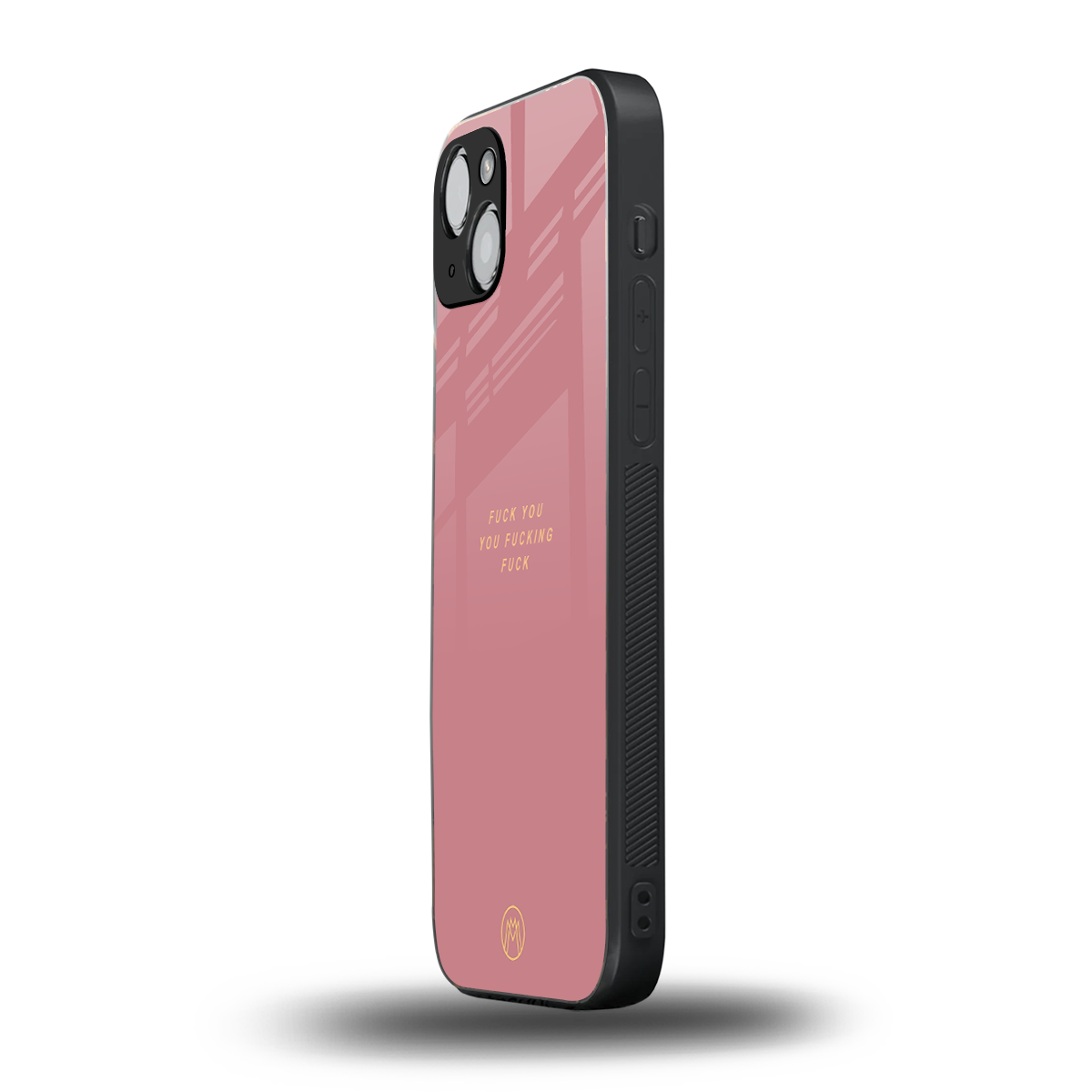 fuck you back phone cover | glass case for iphone 14 plus