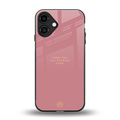 fuck you back phone cover | glass case for iphone 16 plus