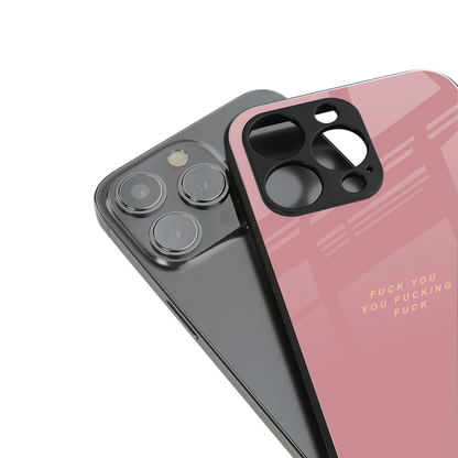 fuck you back phone cover | glass case for iphone 13 pro max
