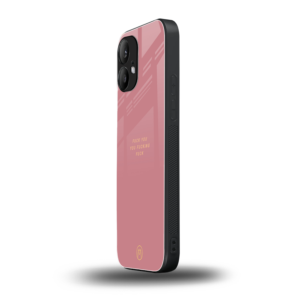 fuck you back phone cover | glass case for nothing phone 2