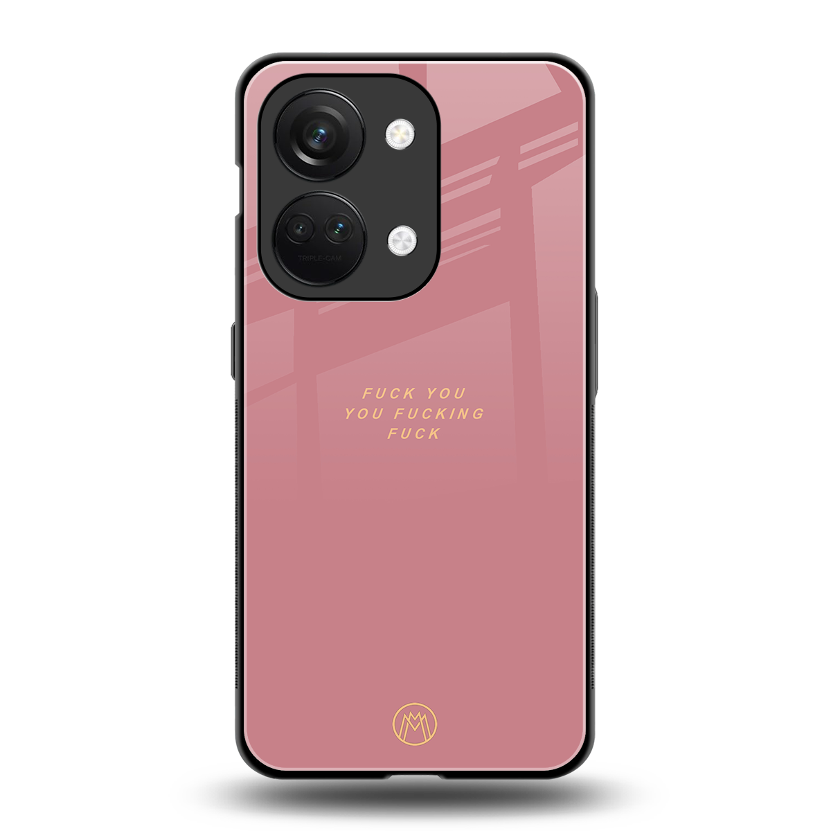 fuck you back phone cover | glass case for oneplus nord 3