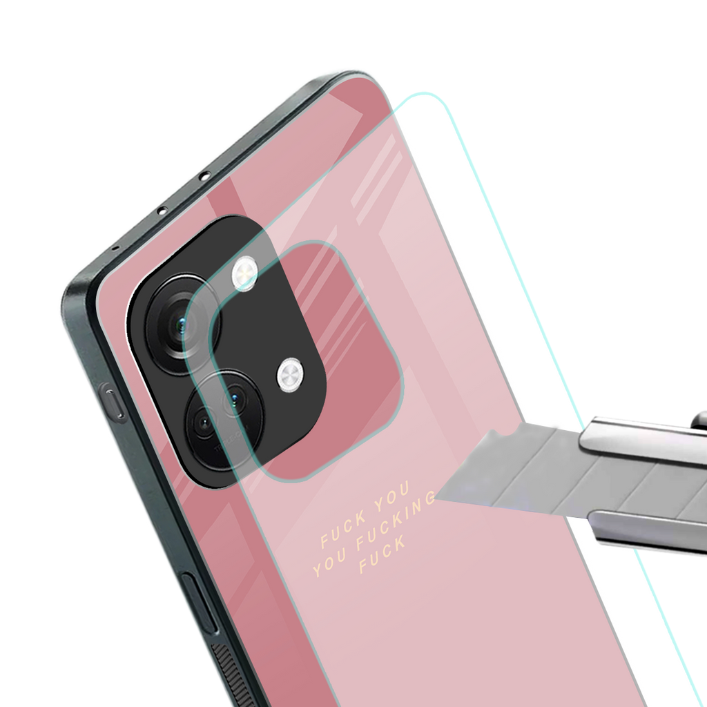 fuck you back phone cover | glass case for oneplus nord 3
