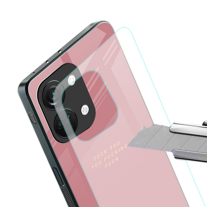 fuck you back phone cover | glass case for oneplus nord 3