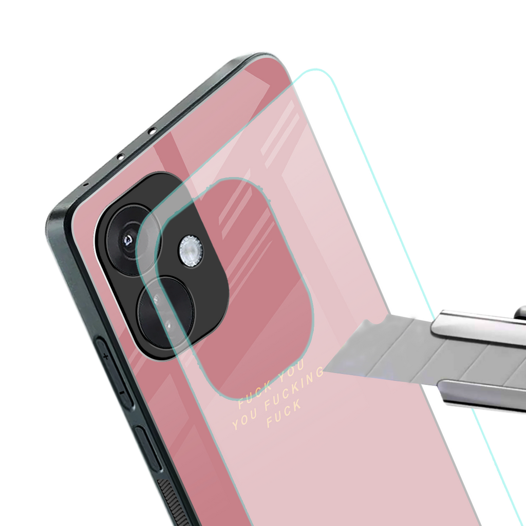 fuck you back phone cover | glass case for oneplus nord ce 3