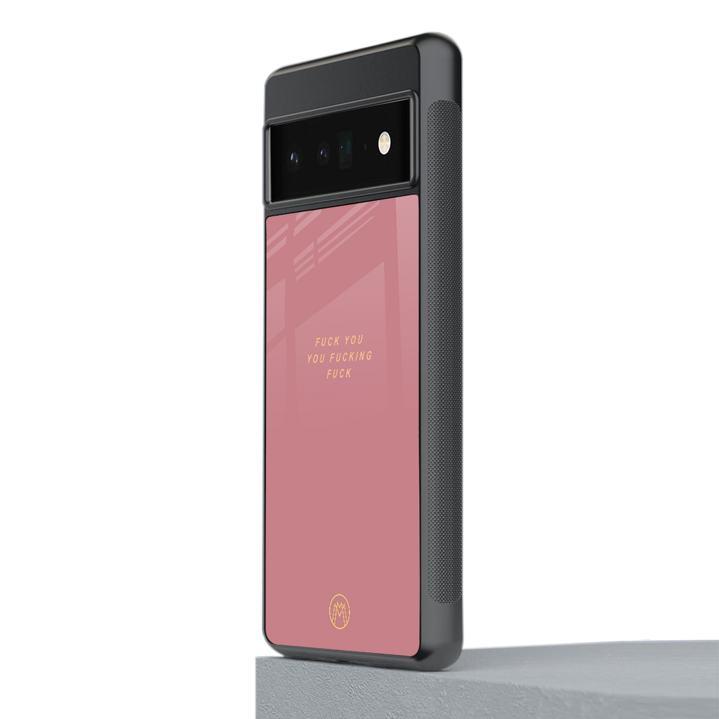 fuck you back phone cover | glass case for google pixel 6 pro