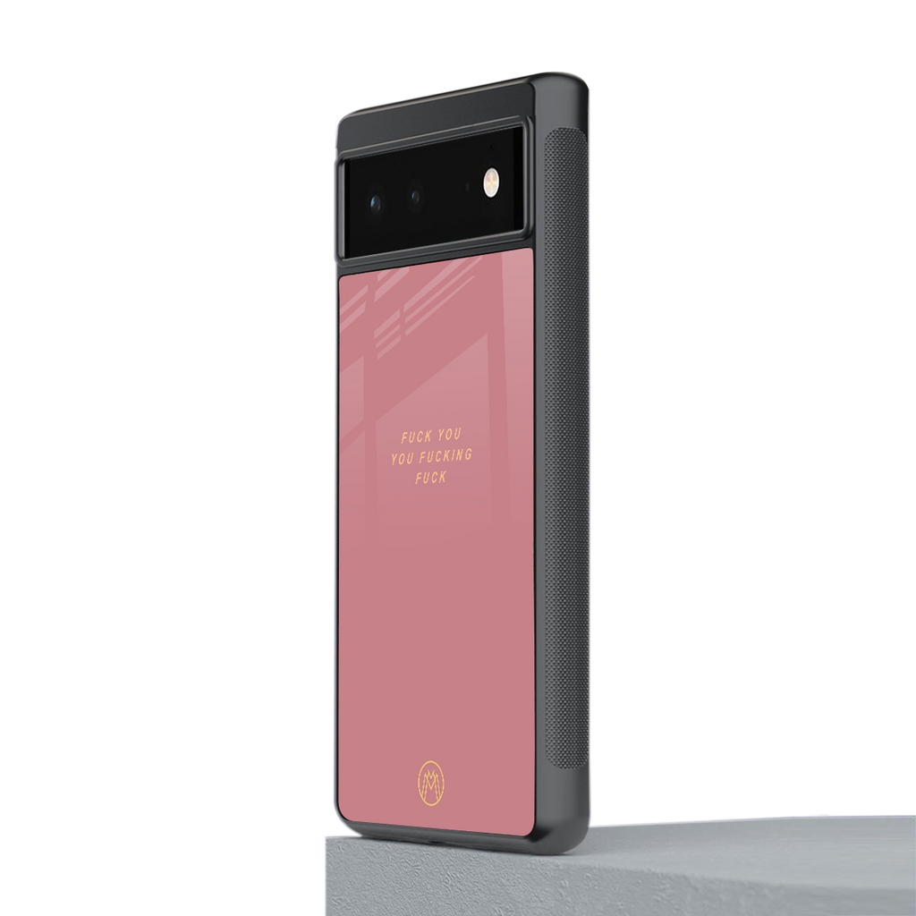 fuck you back phone cover | glass case for google pixel 6