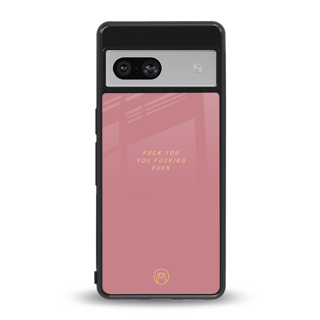 fuck you back phone cover | glass case for Google Pixel 7