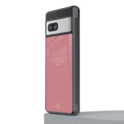 fuck you back phone cover | glass case for Google Pixel 7