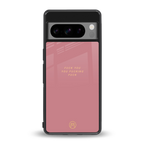 fuck you back phone cover | glass case for google pixel 8 pro