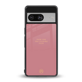 fuck you back phone cover | glass case for Google Pixel 8