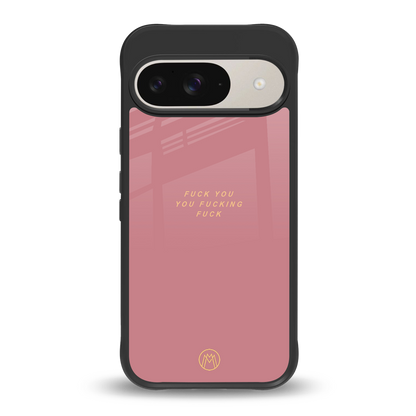 fuck you back phone cover | glass case for google pixel 9