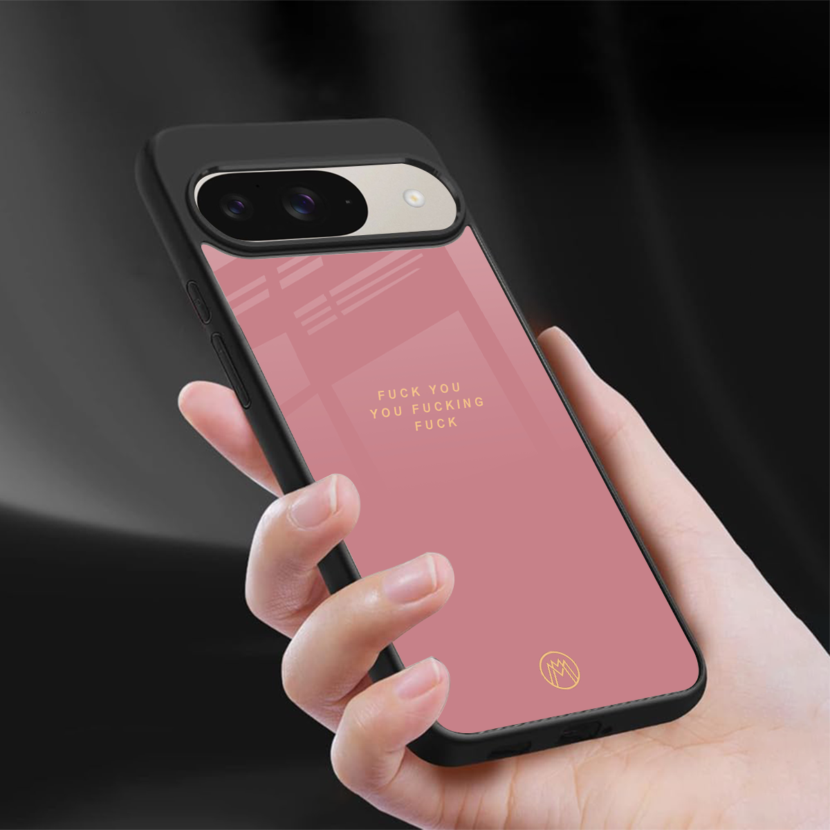 fuck you back phone cover | glass case for google pixel 9