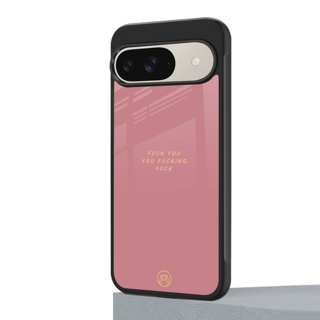 fuck you back phone cover | glass case for google pixel 9