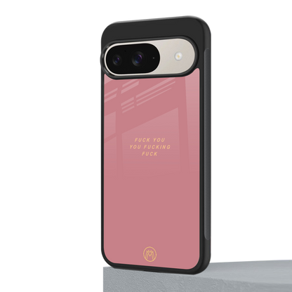 fuck you back phone cover | glass case for google pixel 9