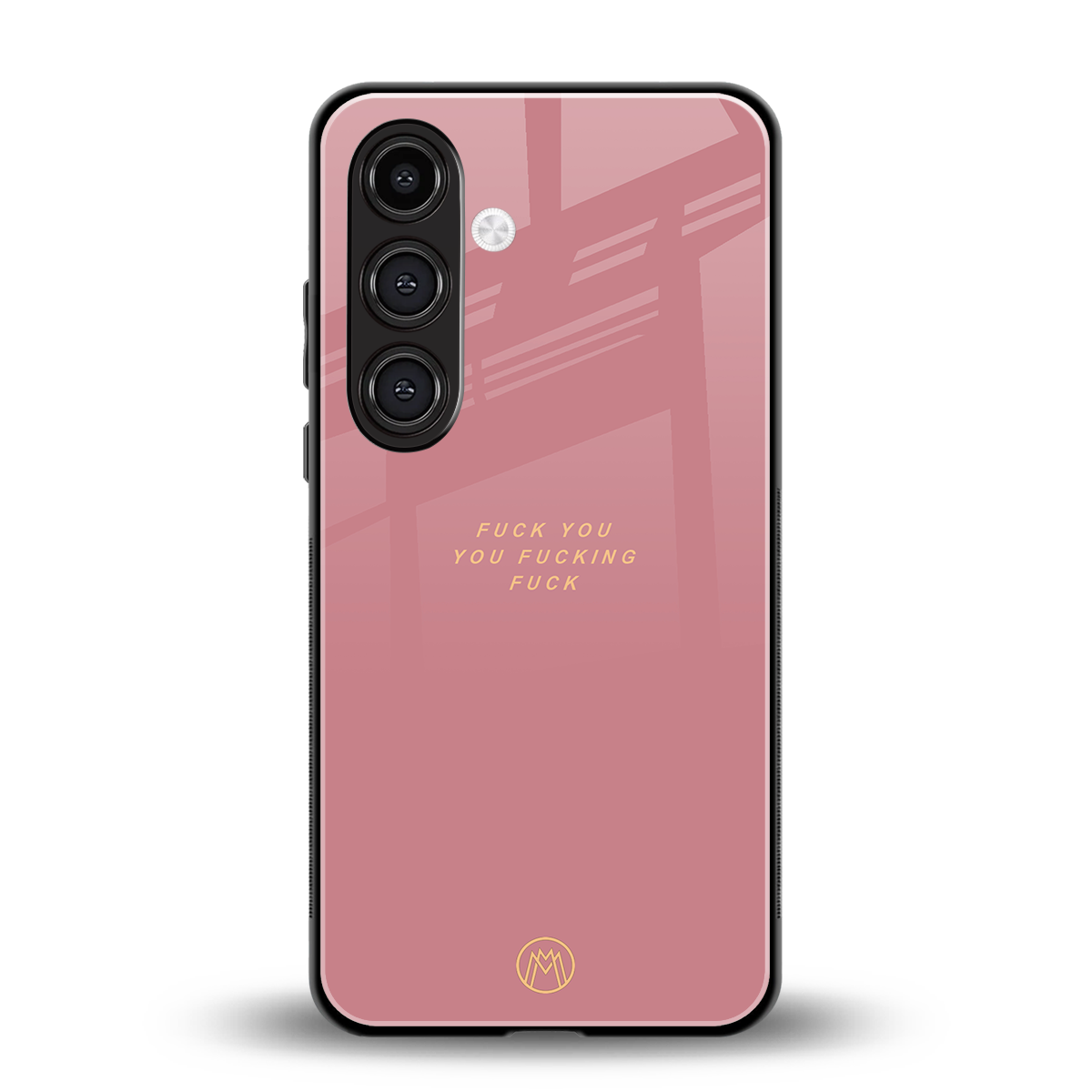 fuck you back phone cover | glass case for samsung galaxy s24 fe