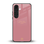 fuck you back phone cover | glass case for samsung galaxy s25 plus